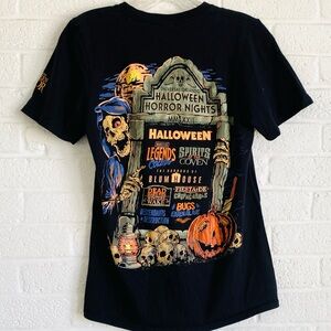 Universal Studios T-Shirt Halloween Horror Nights XS Tee 2022 Black